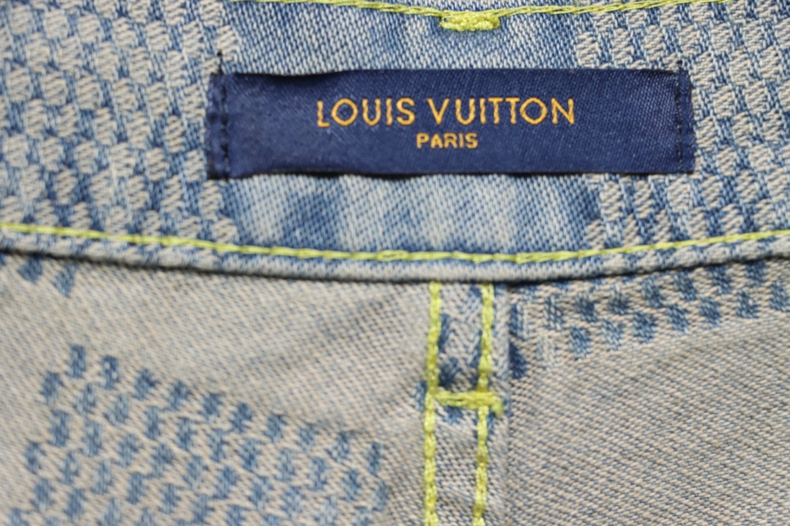 EM Sneakers Louis Vuitton Damier Jeans Dark Blue