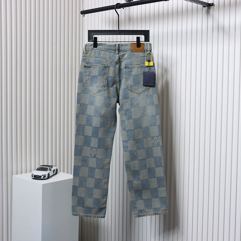 EM Sneakers Louis Vuitton Damier Jeans Dark Blue