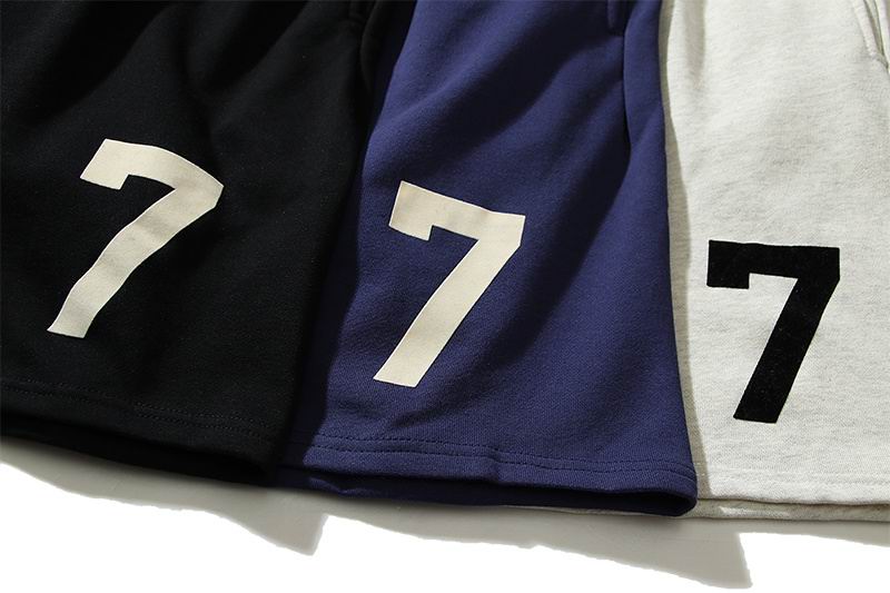 EM Sneakers Fear of God 7 Letter Print Shorts -4080 Brown /Oatmeal /Navy /Black