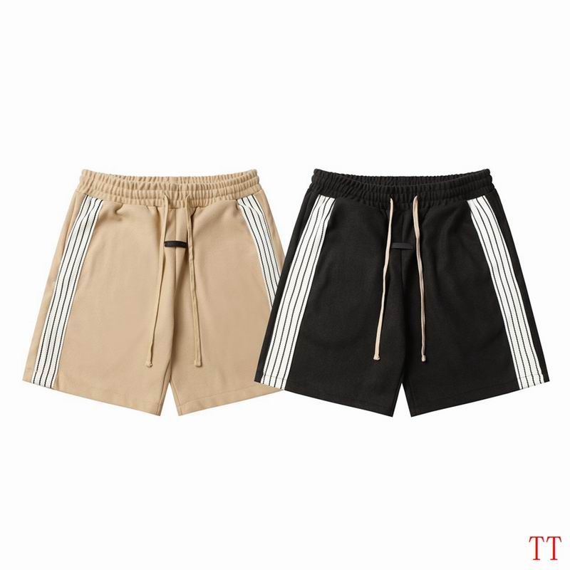 EM Sneakers Fear of God Boiled Wool Striped Relaxed Shorts Black /Brown