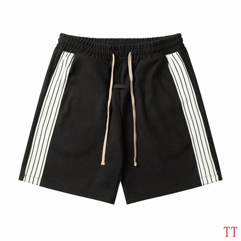 EM Sneakers Fear of God Boiled Wool Striped Relaxed Shorts Black /Brown
