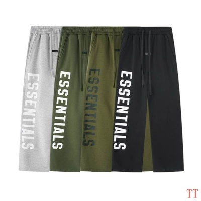 EM Sneakers Fear of God ESSENTIALS Fleece Relaxed Sweatpant -539 Black /Gray /Green White /Green Black 01