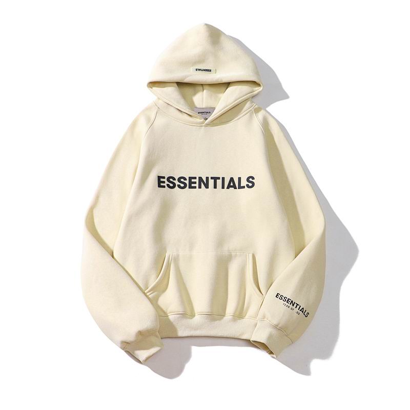 EM Sneakers Fear of God Essentials Hoodie -009 Black /Apricot /Brown /White /Dark Gray