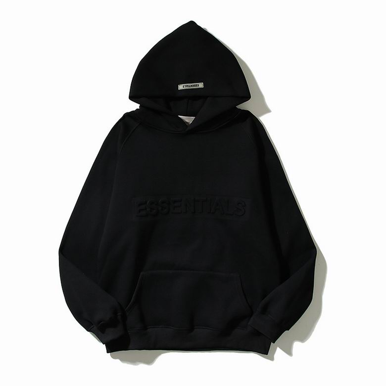 EM Sneakers Fear of God Essentials Heather Embossed Classic Hoodie -09 Black /Gray /Brown /White