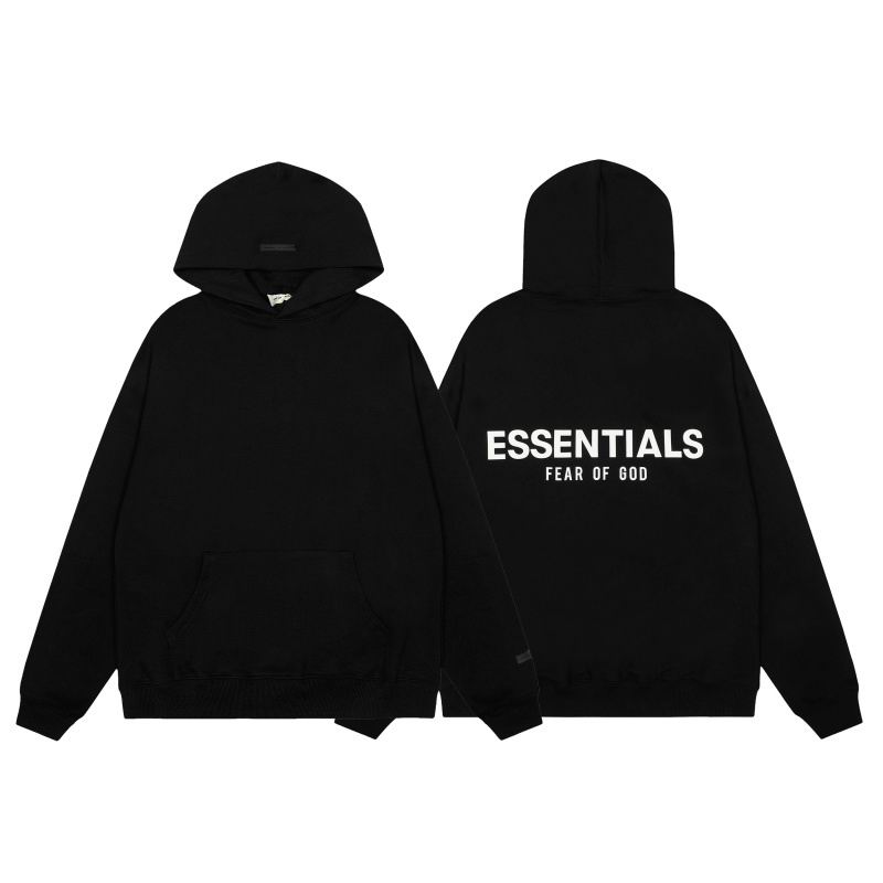 EM Sneakers Fear of God Essentials Hoodie -8115 Black