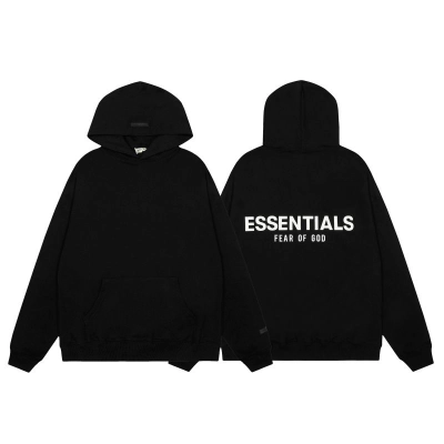 EM Sneakers Fear of God Essentials Hoodie -8115 Black 01
