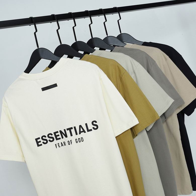 EM Sneakers Fear of God Essentials V Neck T-Shirt Seal /Black /Buttercream /Beige /Brown /Green