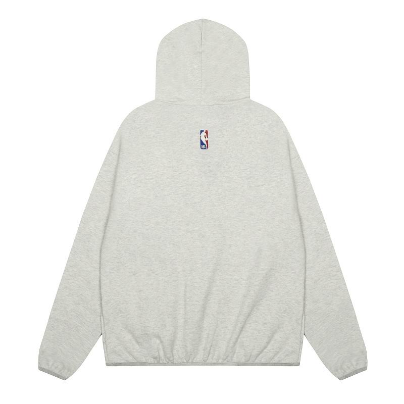 EM Sneakers Fear of God Essentials x NBA Sports Fit Hoodie Black /Gray