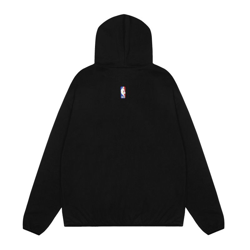 EM Sneakers Fear of God Essentials x NBA Sports Fit Hoodie Black /Gray