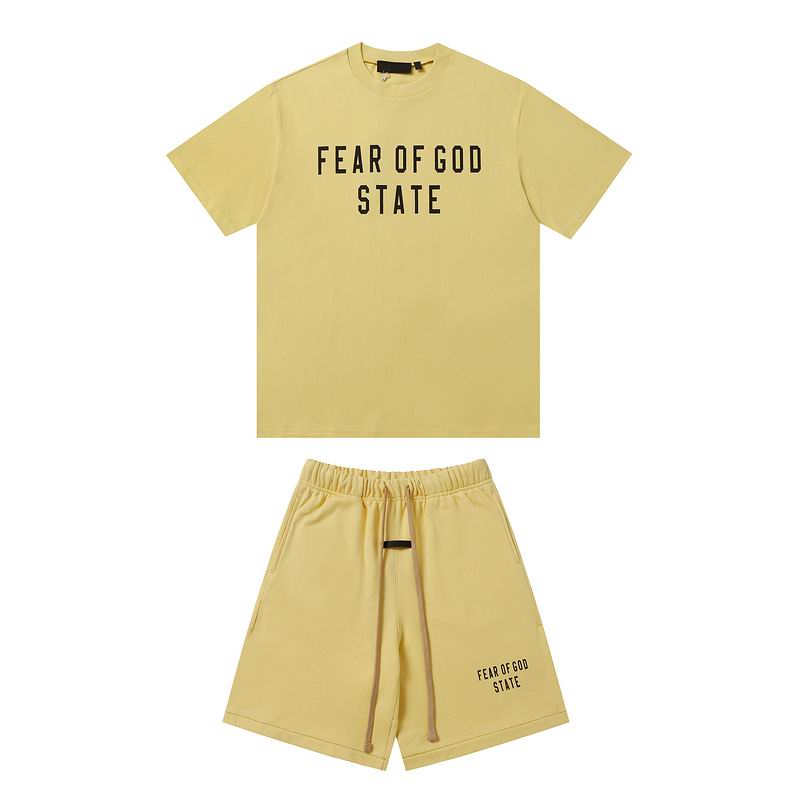 EM Sneakers Fear of God Short Suits -9968 Yellow