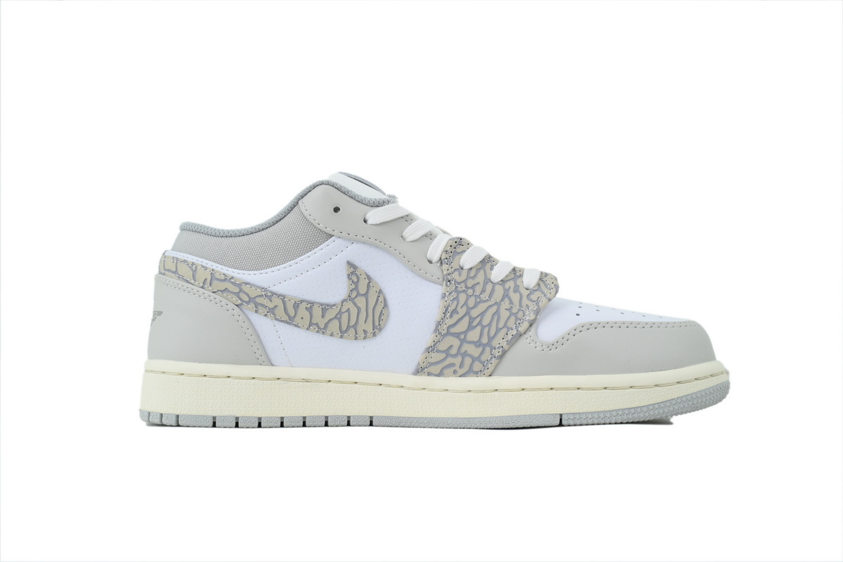 EM Sneakers Air Jordan 1 Low Premium Elephant Print