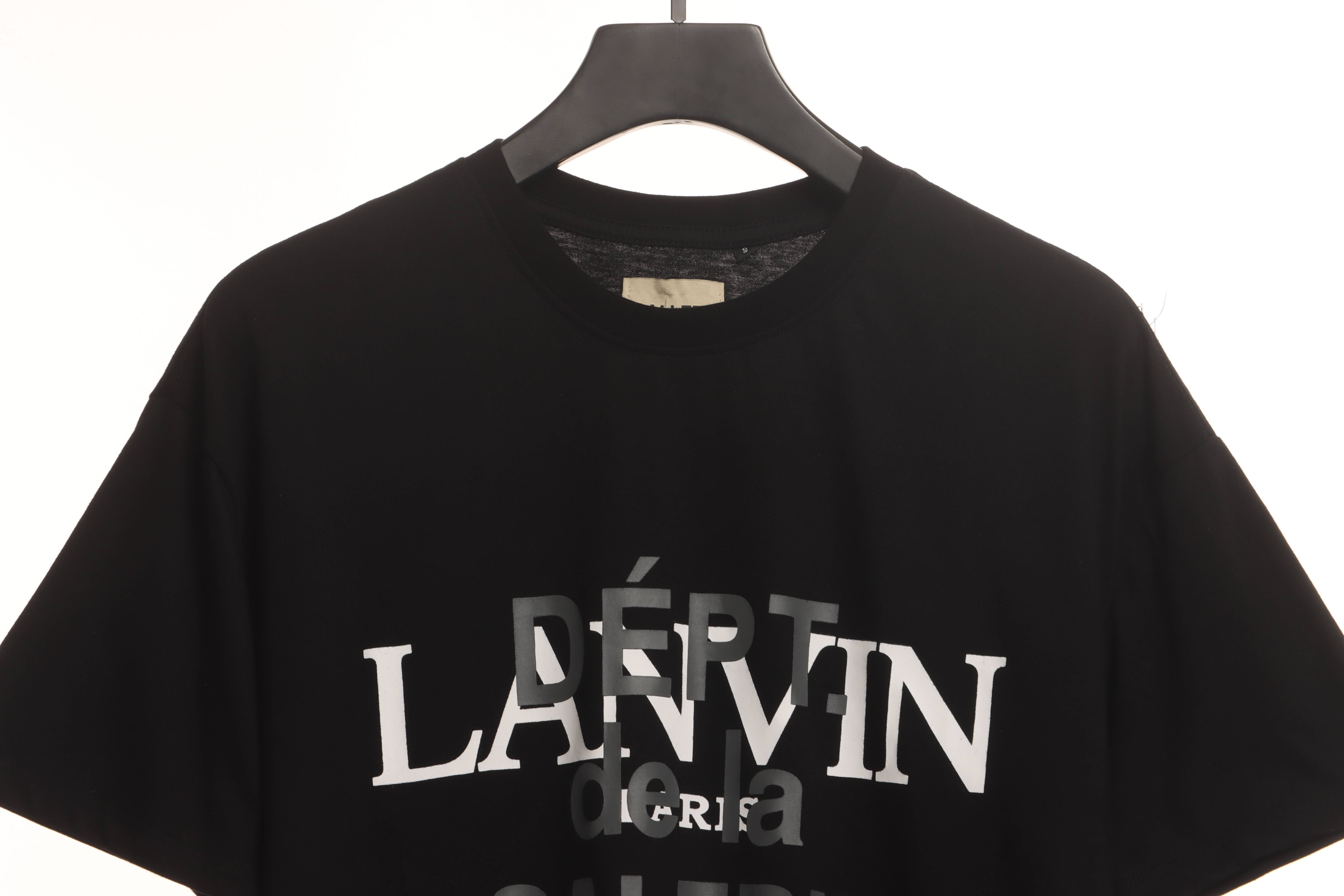 EM Sneakers Lanvin x Gallery Dept. Overlapping Letter Printed T-shirt Black