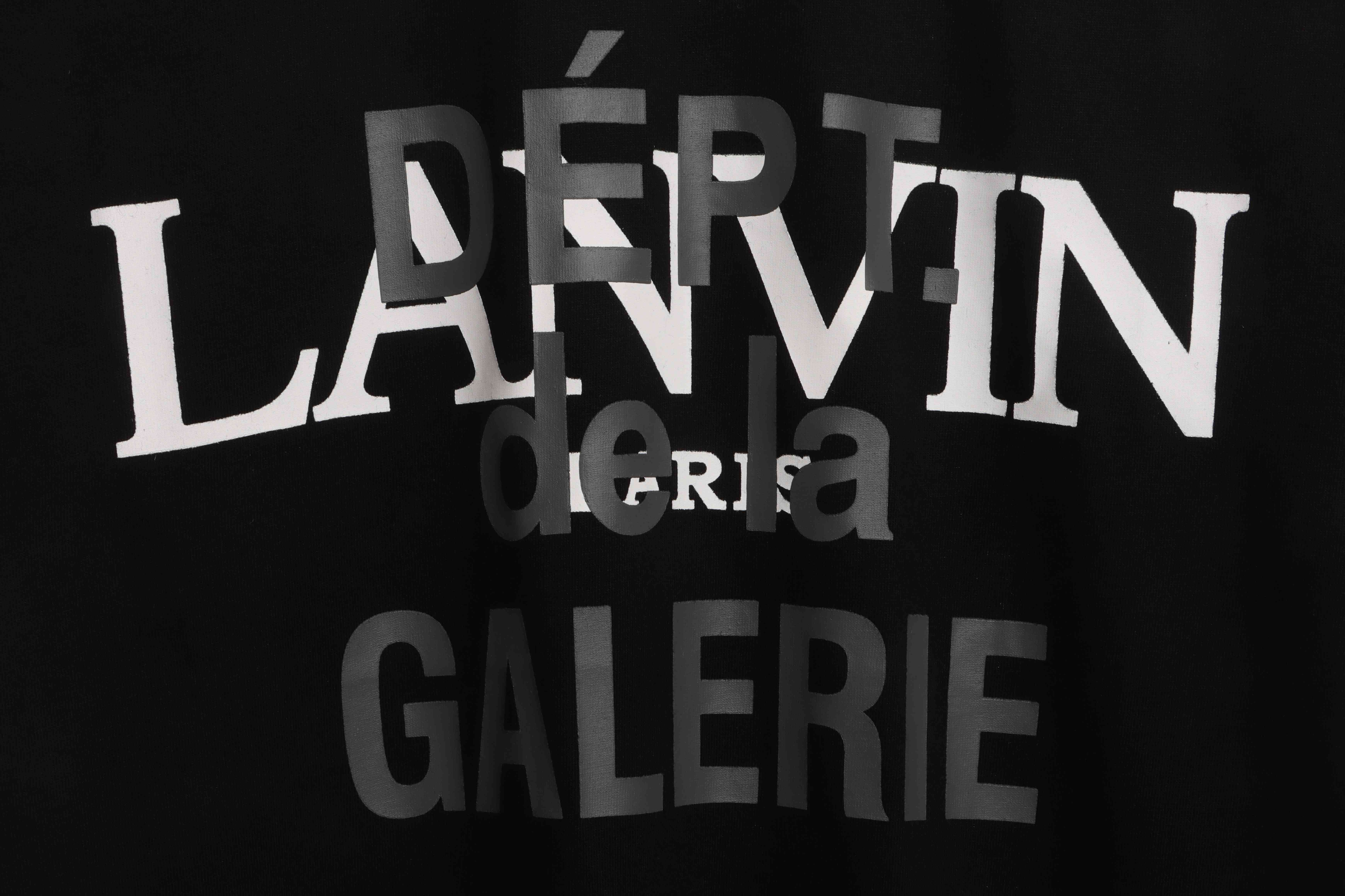 EM Sneakers Lanvin x Gallery Dept. Overlapping Letter Printed T-shirt Black