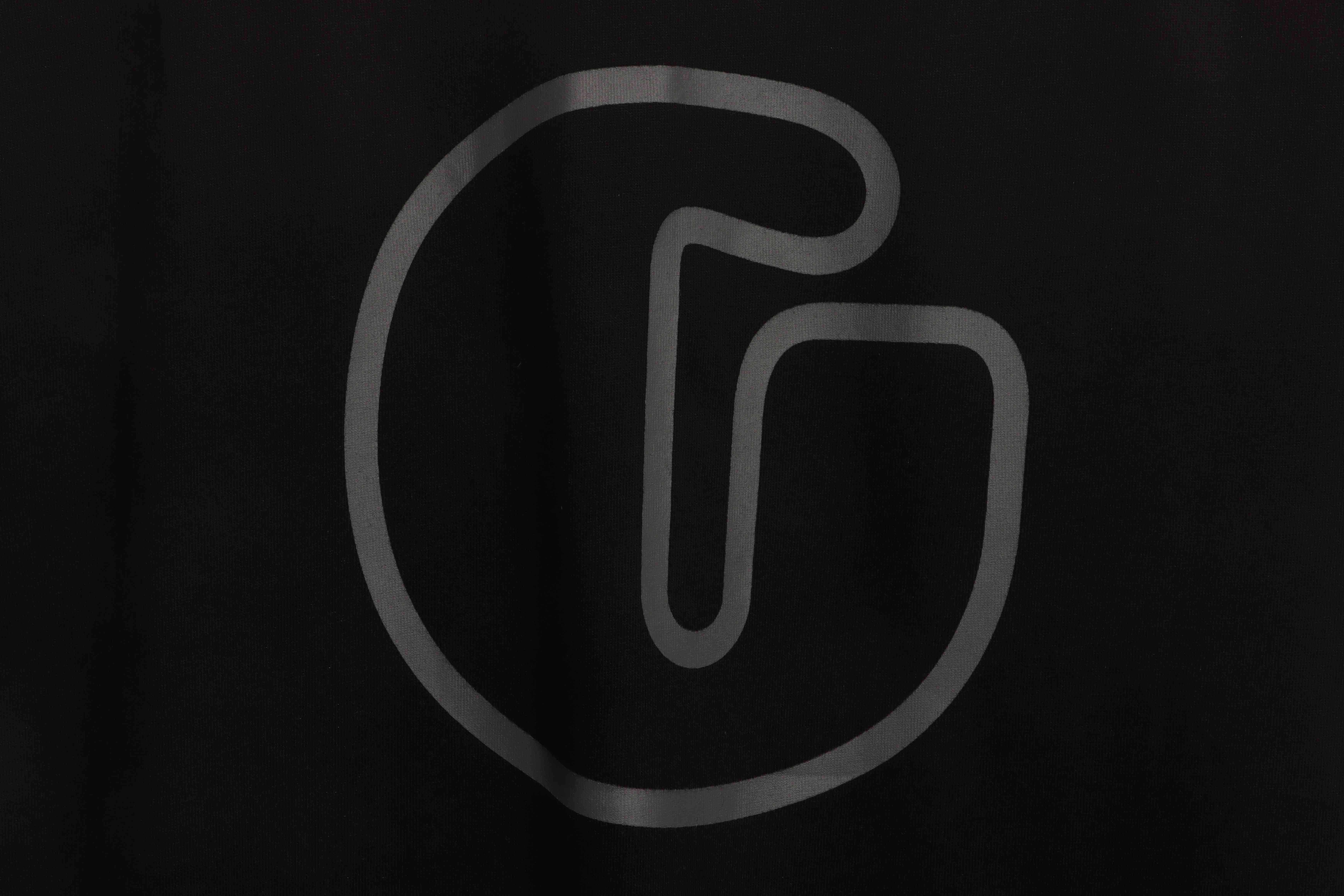 EM Sneakers Lanvin x Gallery Dept. Overlapping Letter Printed T-shirt Black