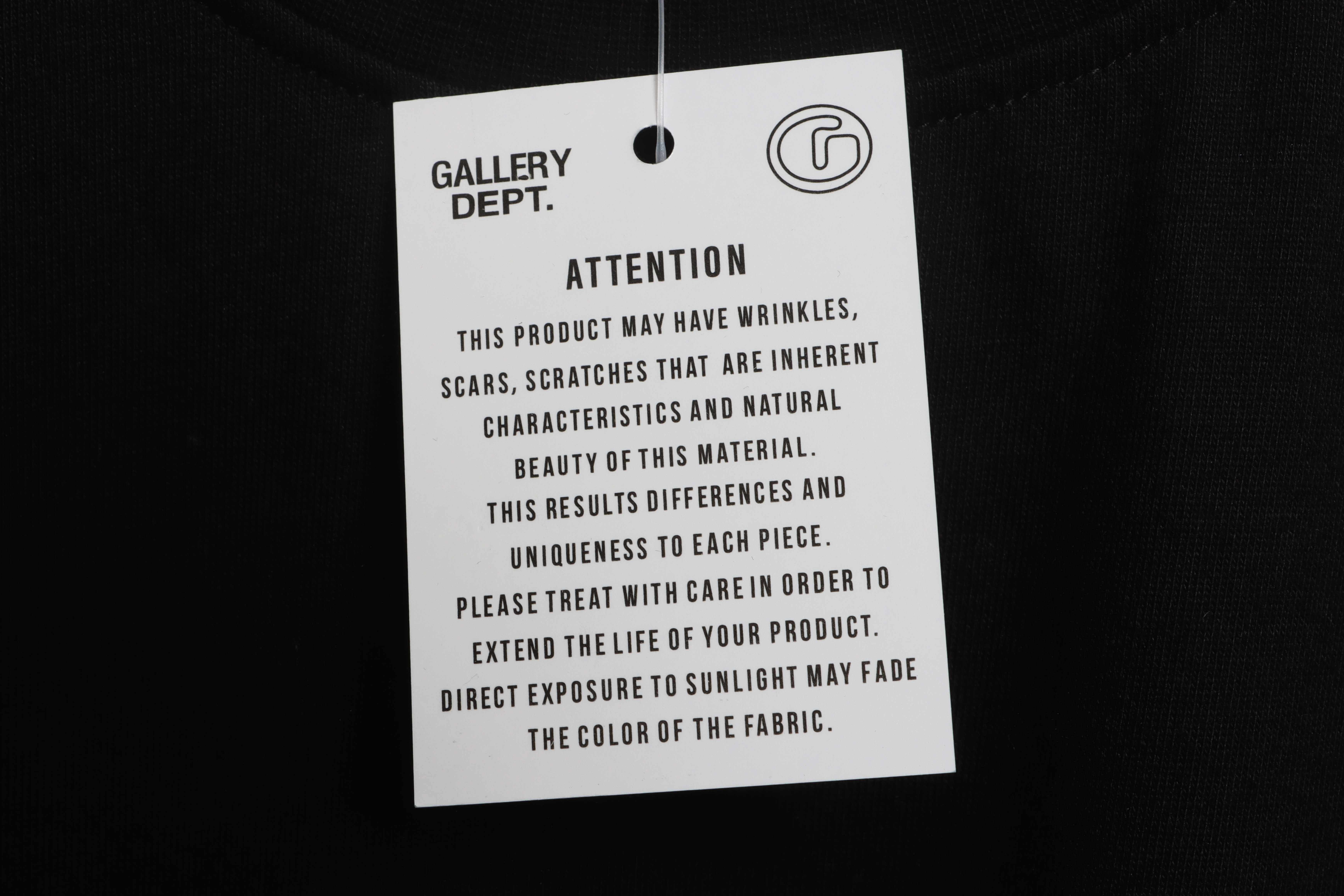 EM Sneakers Lanvin x Gallery Dept. Overlapping Letter Printed T-shirt Black