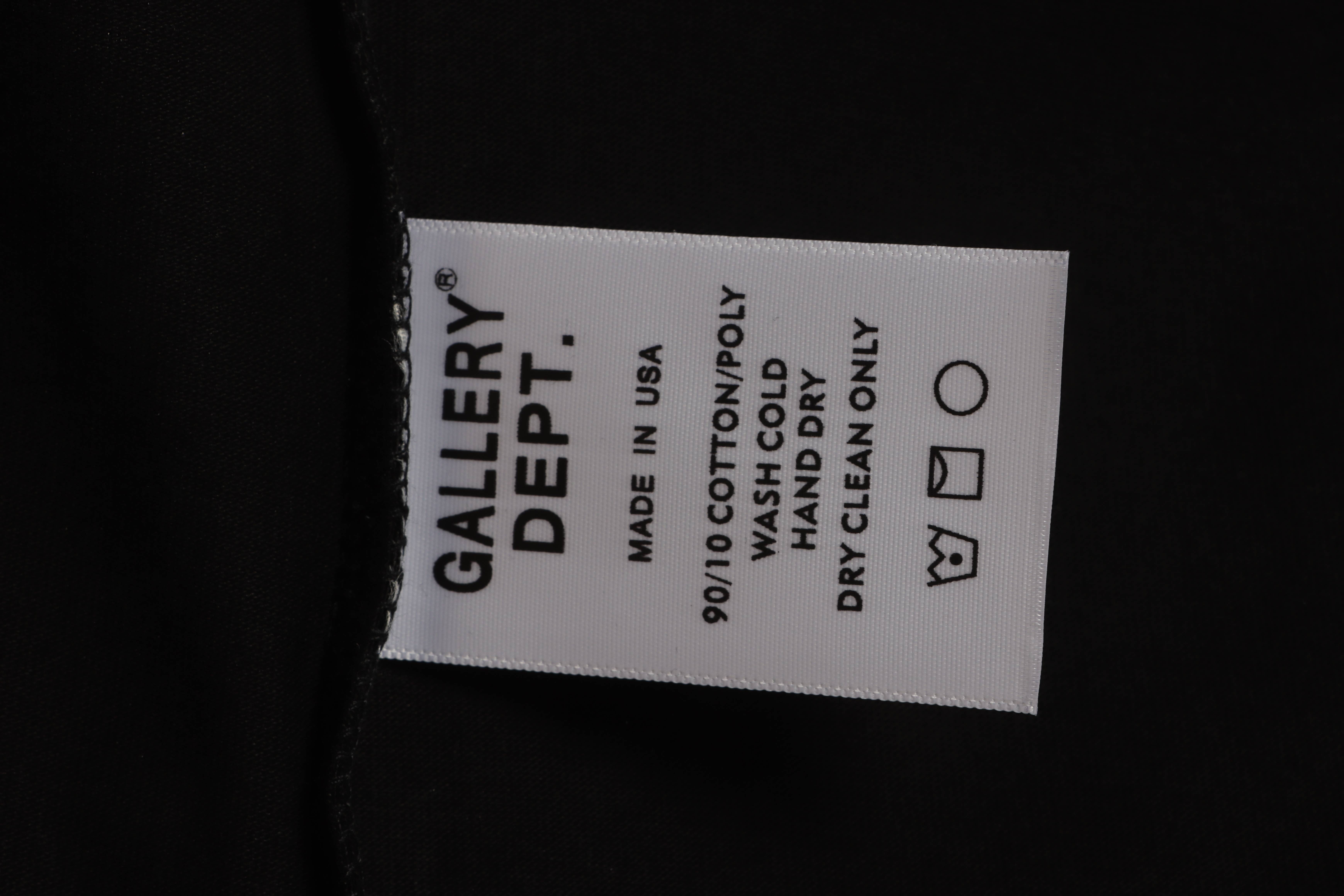 EM Sneakers Lanvin x Gallery Dept. Overlapping Letter Printed T-shirt Black