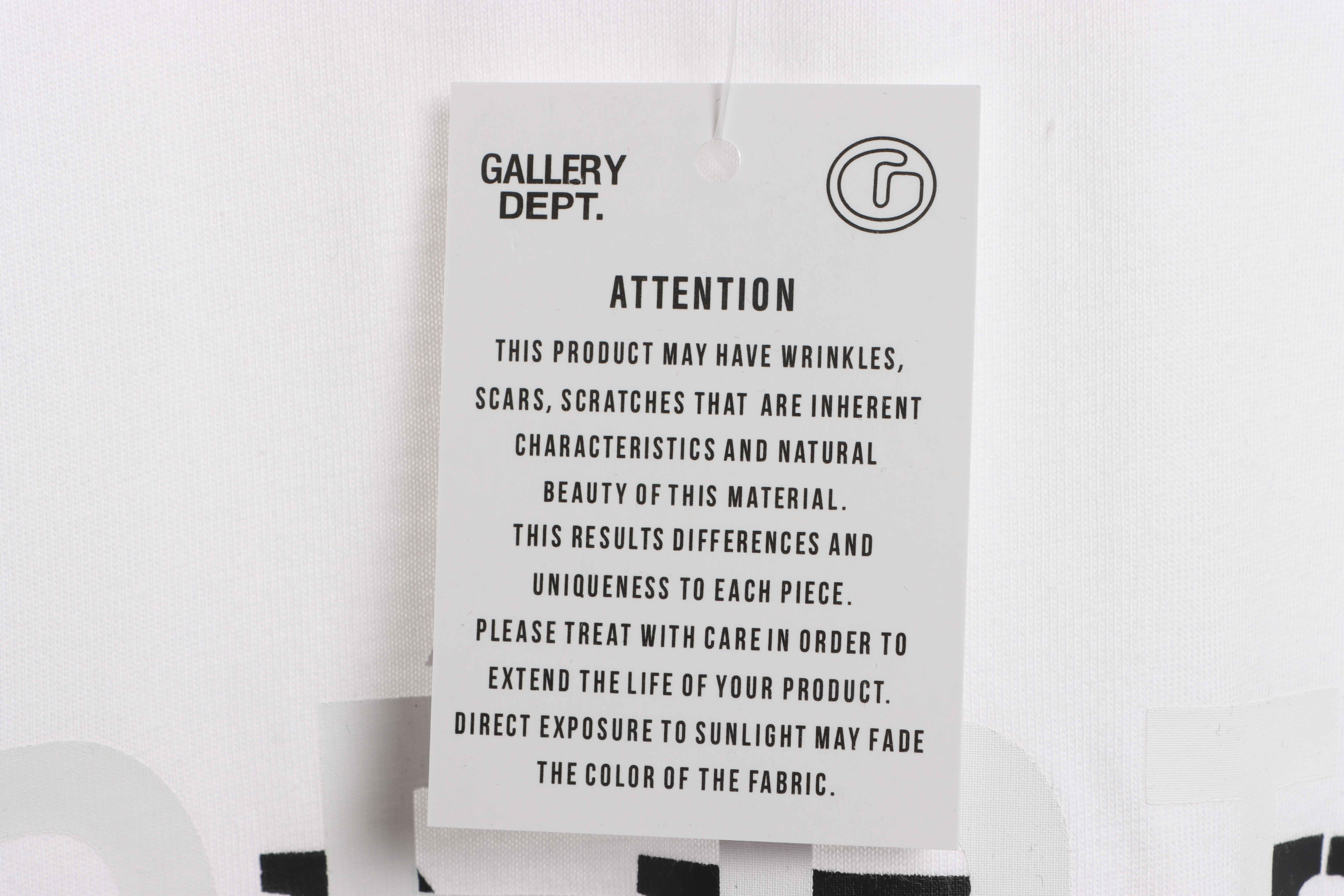 EM Sneakers Lanvin x Gallery Dept. Overlapping Letter Printed T-shirt White