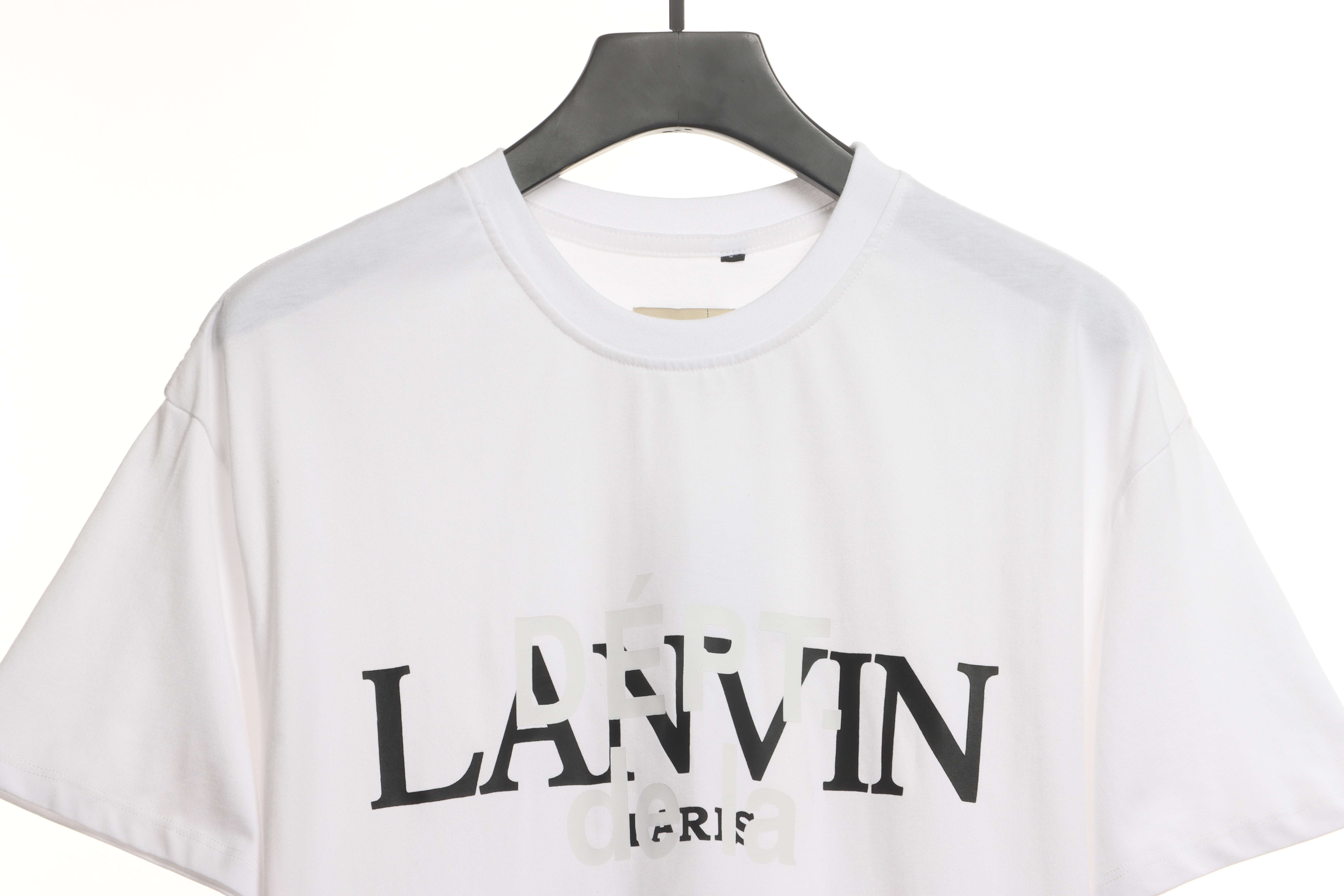 EM Sneakers Lanvin x Gallery Dept. Overlapping Letter Printed T-shirt White