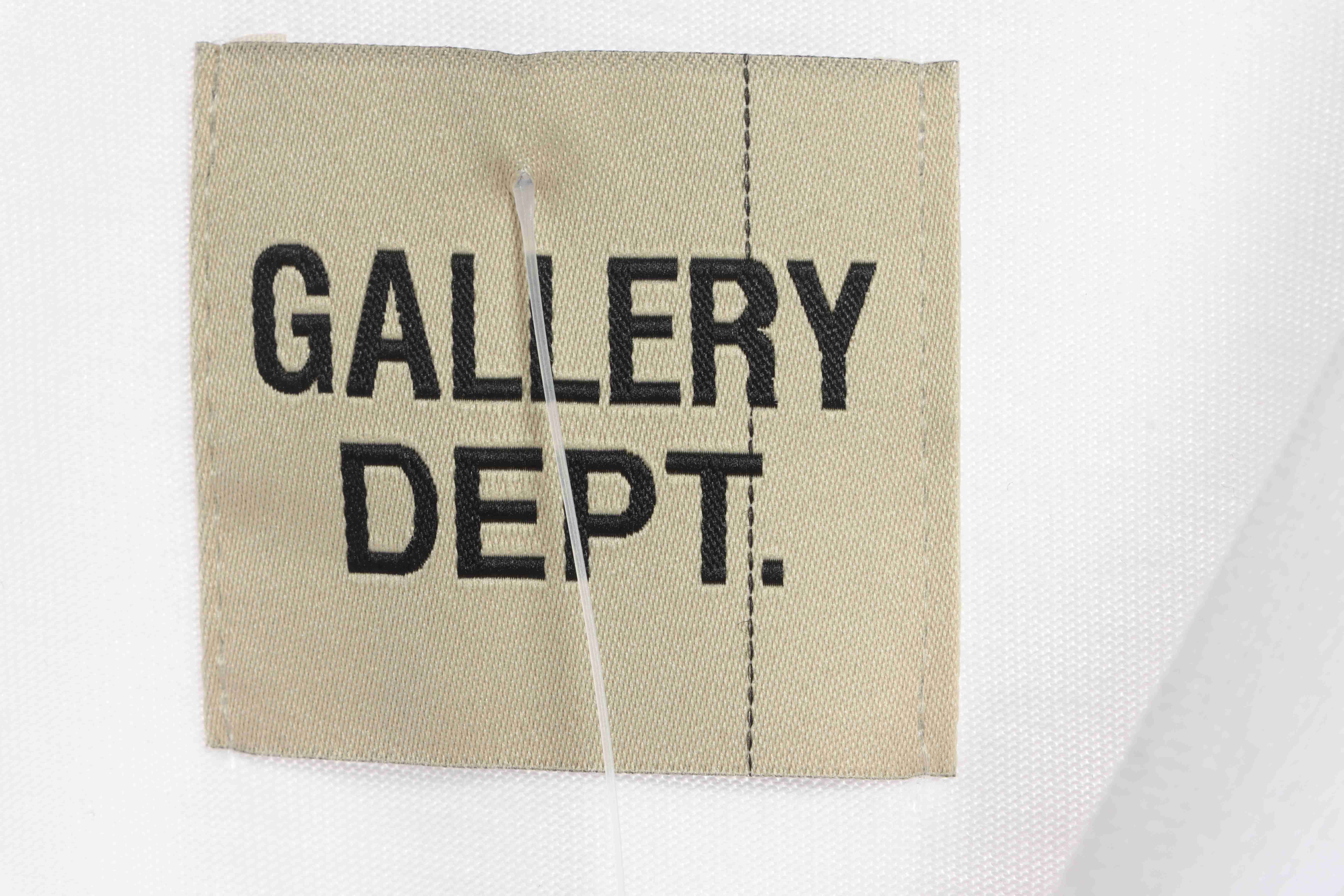 EM Sneakers Lanvin x Gallery Dept. Overlapping Letter Printed T-shirt White