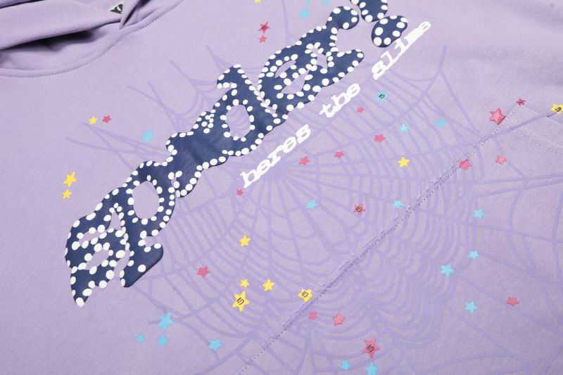 EM Sneakers Sp5der Acai Hoodie Purple