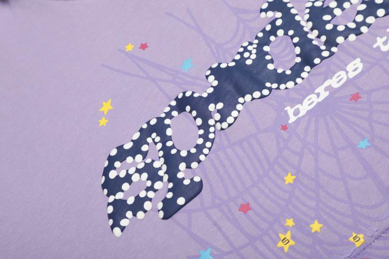 EM Sneakers Sp5der Acai Hoodie Purple