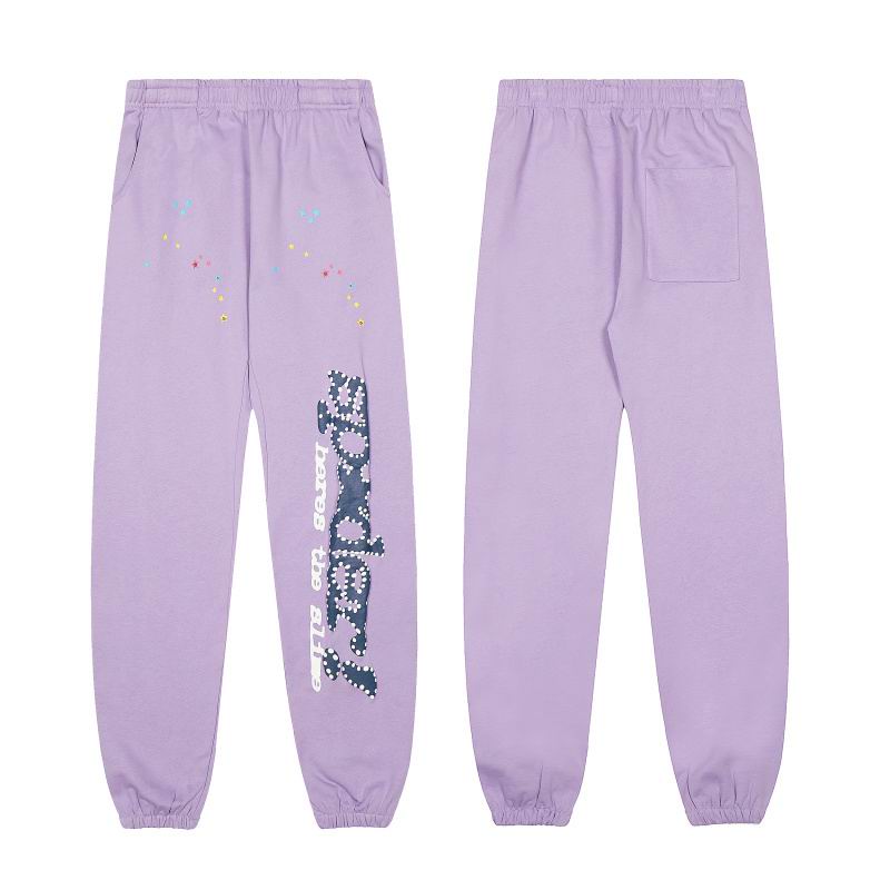 EM Sneakers Sp5der Hoodie & Sweatpant Set Acai Purple