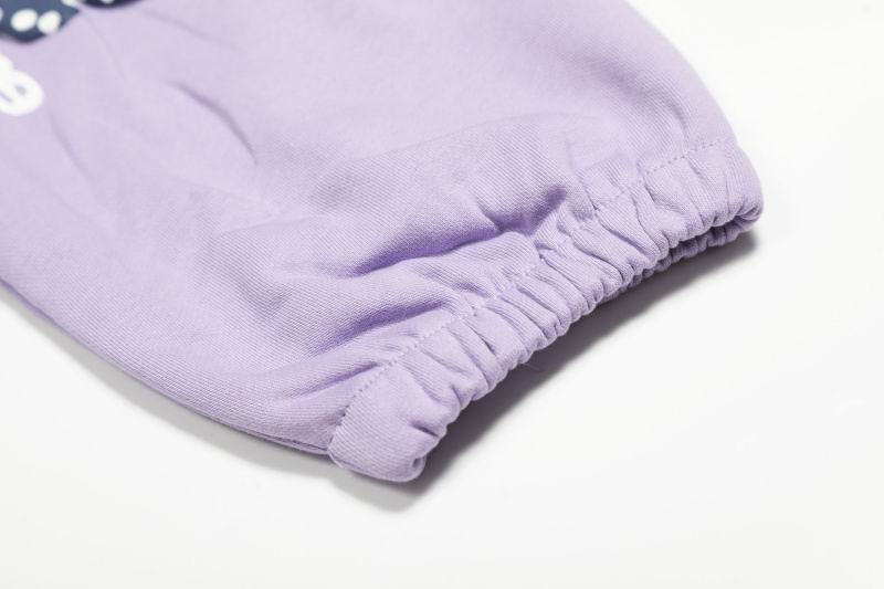 EM Sneakers Sp5der Hoodie & Sweatpant Set Acai Purple