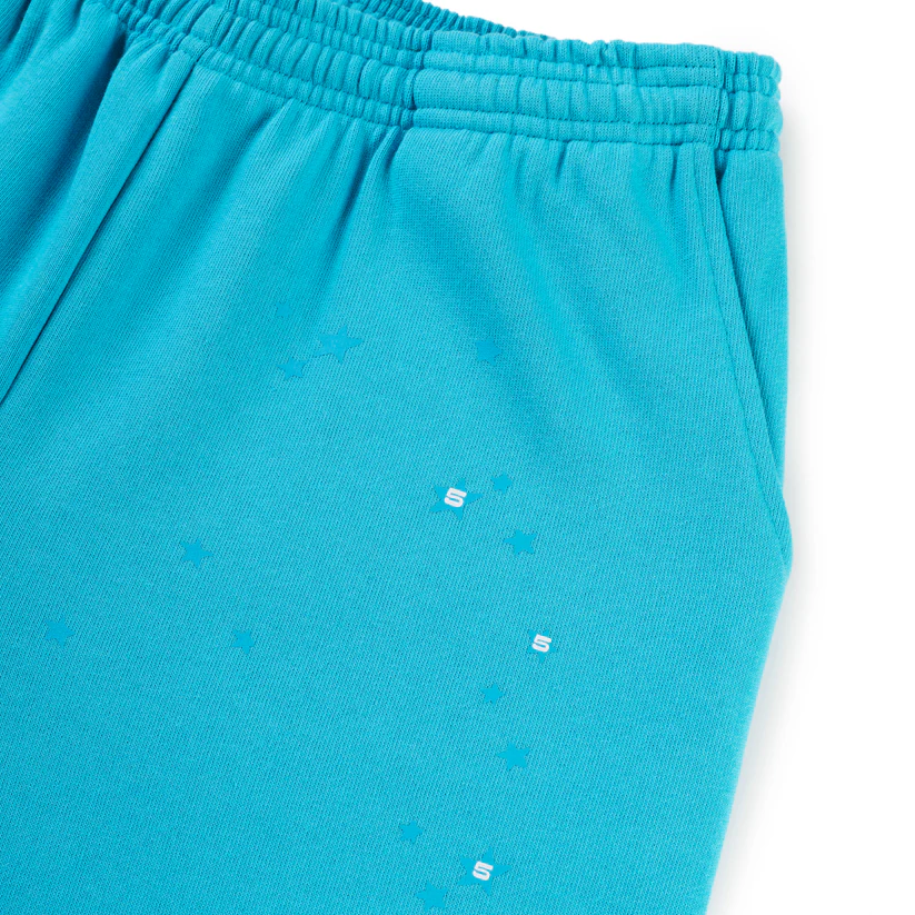 EM Sneakers Sp5der Punk V2 Cyan Sweatpants