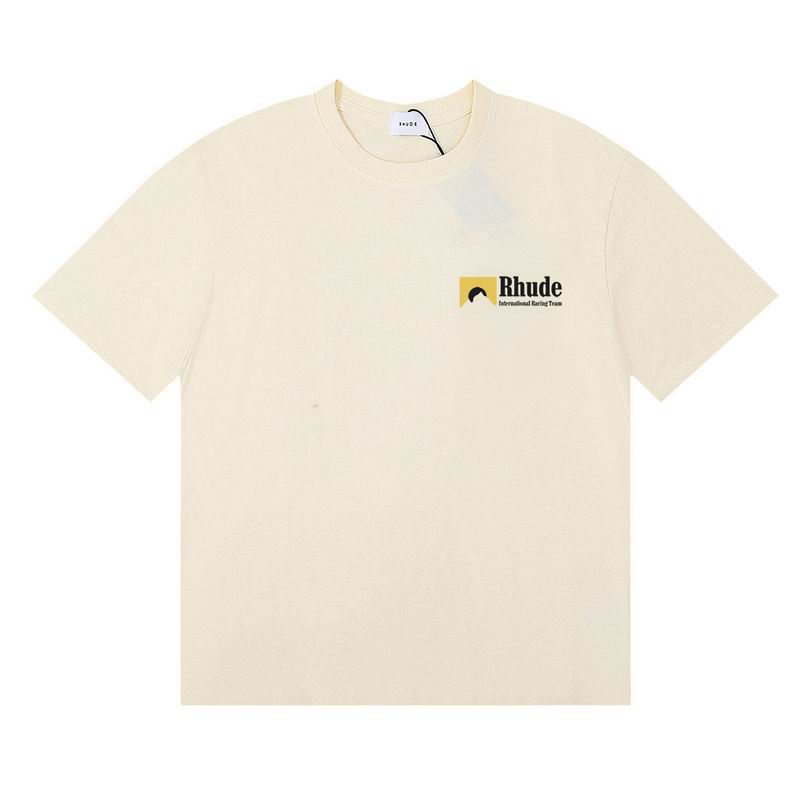 copy of EM Sneakers Rhude T-shirt -50179 Black /White /Apricot