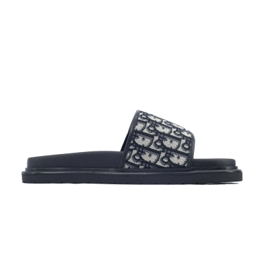 EM Sneakers Dior Aqua Sandal Beige and Black Dior Oblique Jacquard 02