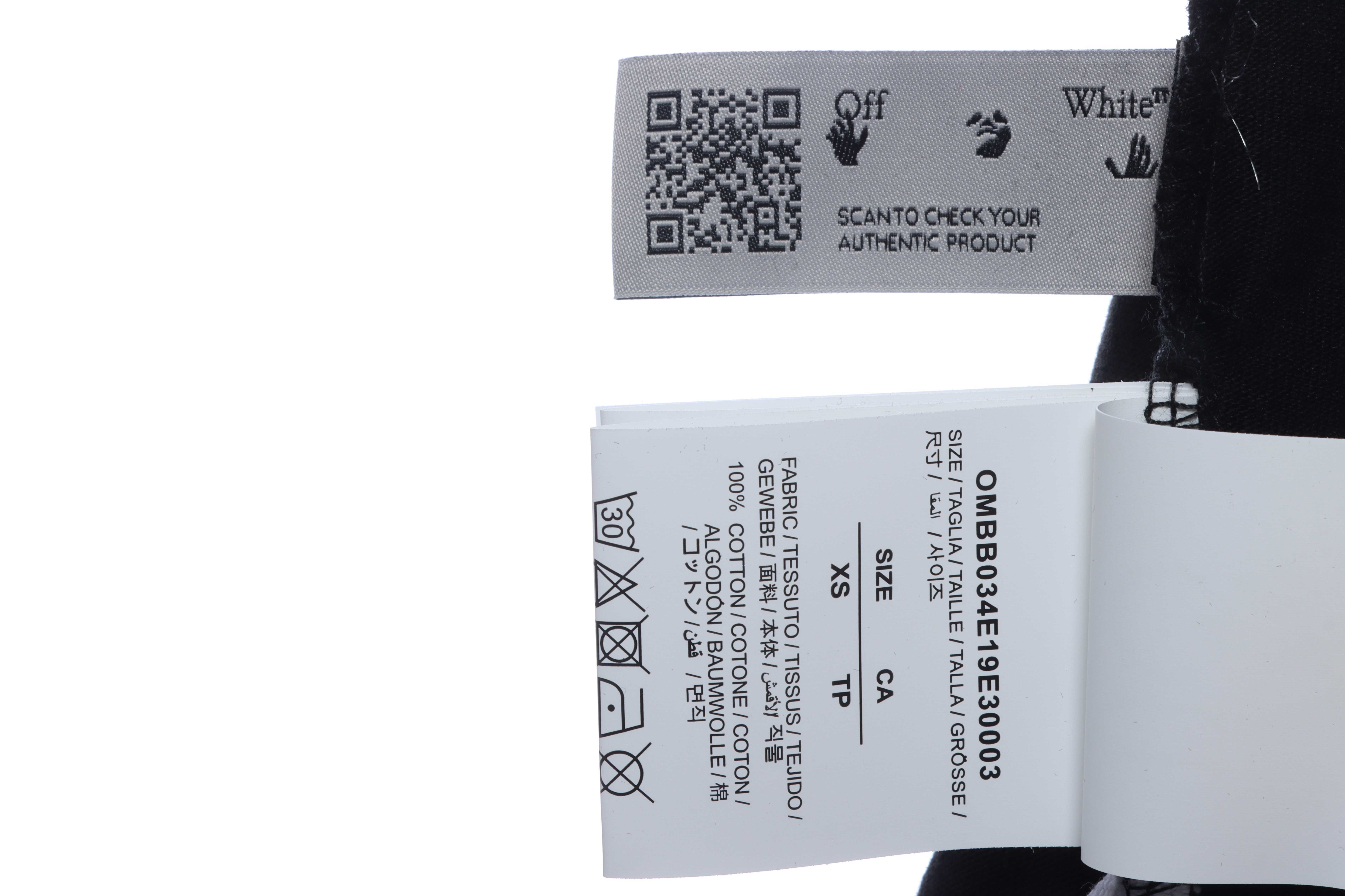 EM Sneakers Off-White Arrows Marker T-shirt Black