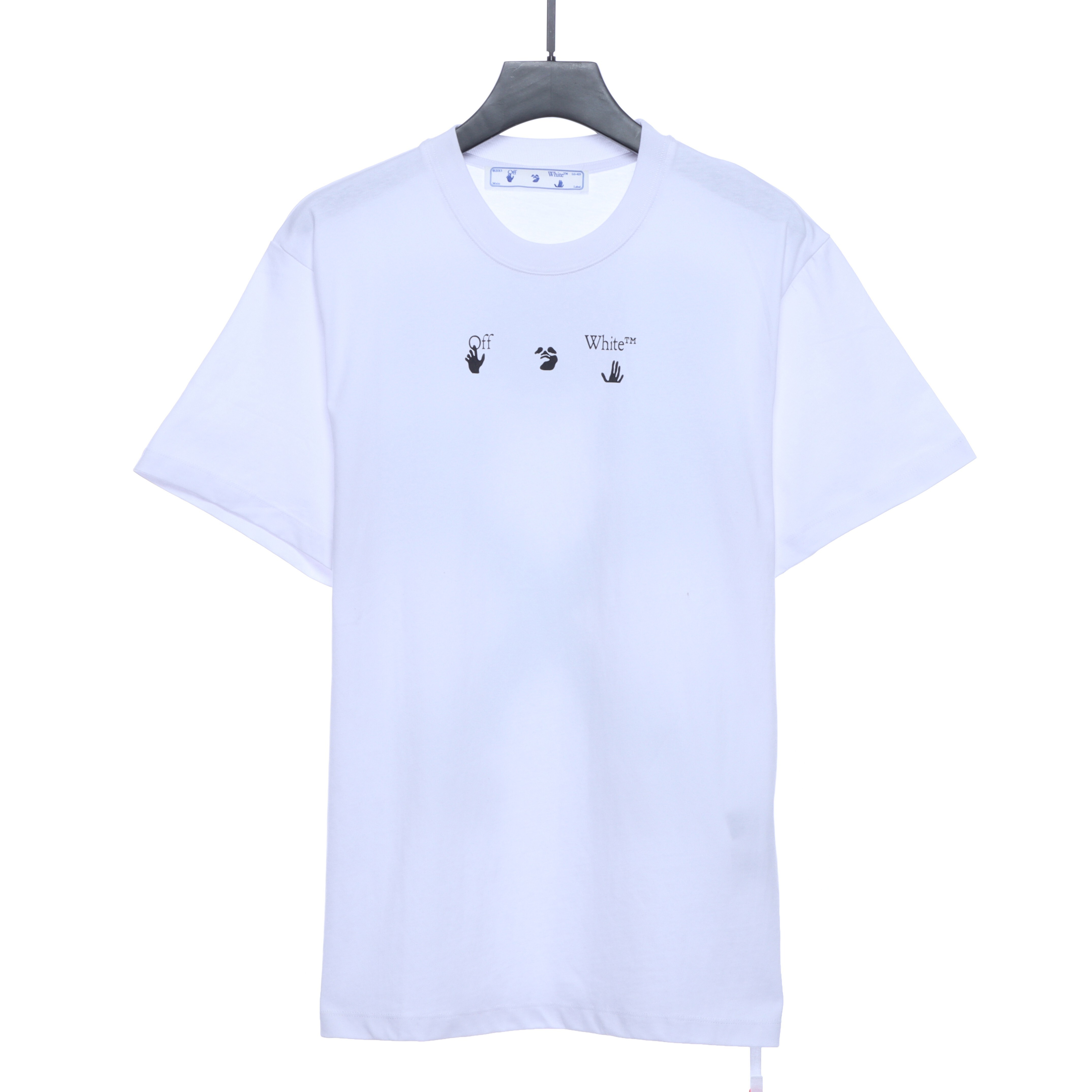 EM Sneakers Off-White Arrows Marker T-shirt White Blue