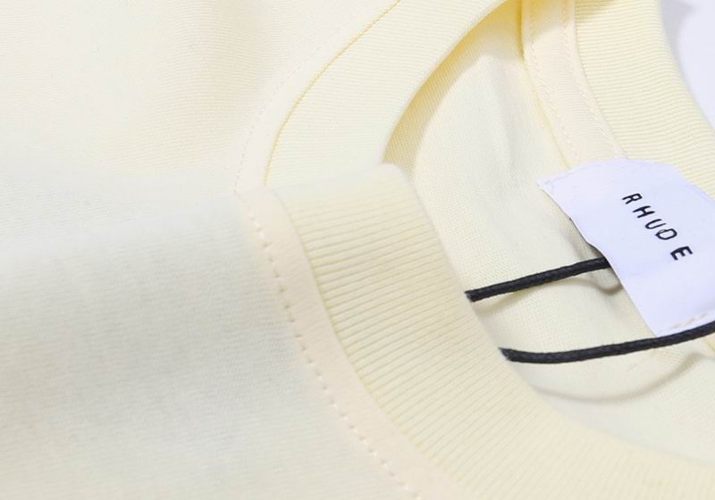 EM Sneakers Rhude T-shirt -50167 Black /White /Apricot