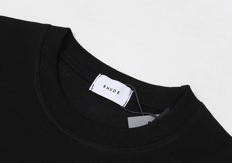 EM Sneakers Rhude T-shirt -50170 Black /White /Apricot