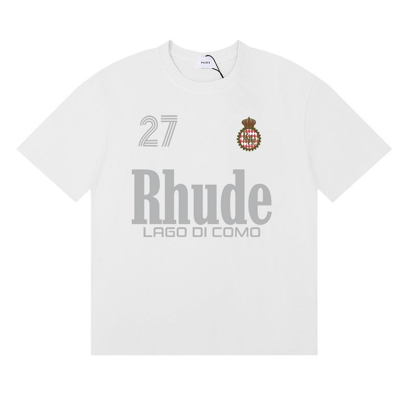 EM Sneakers Rhude T-shirt -50180 Black /White /Apricot