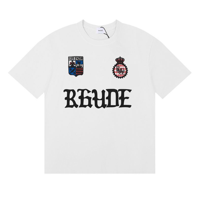 EM Sneakers Rhude T-shirt -50181 Black /White /Apricot
