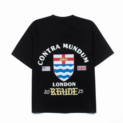 EM Sneakers Rhude T-shirt- 8371 Black 02