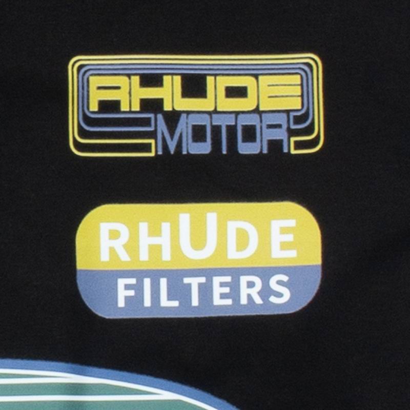 EM Sneakers Rhude T-shirt- 8372 Black