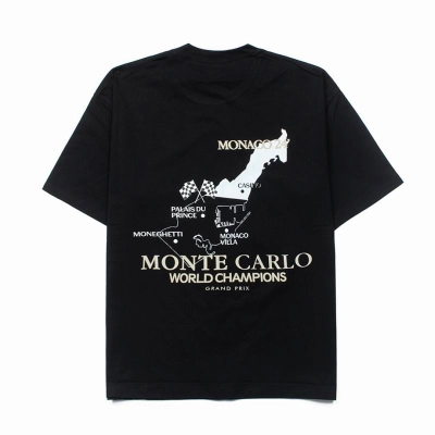 EM Sneakers Rhude T-shirt- 9601 Black 02