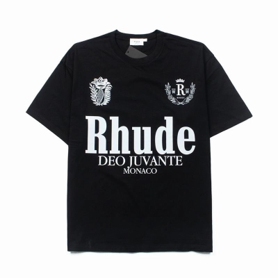 EM Sneakers Rhude T-shirt- 9601 Black 01