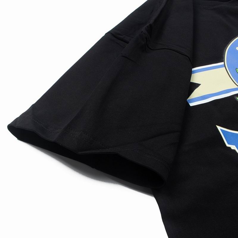 EM Sneakers Rhude T-shirt- 9603 Black