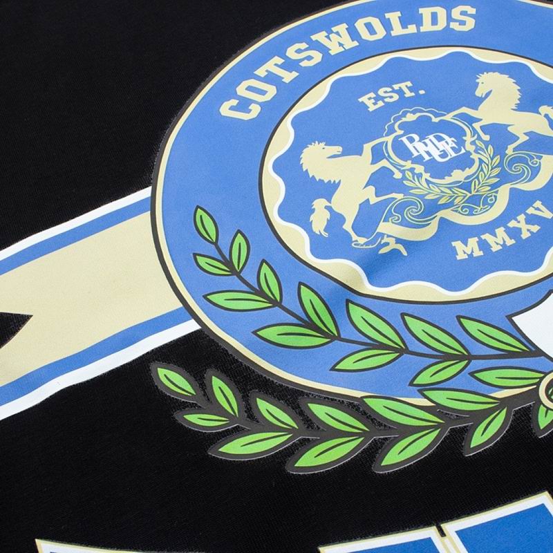 EM Sneakers Rhude T-shirt- 9603 Black