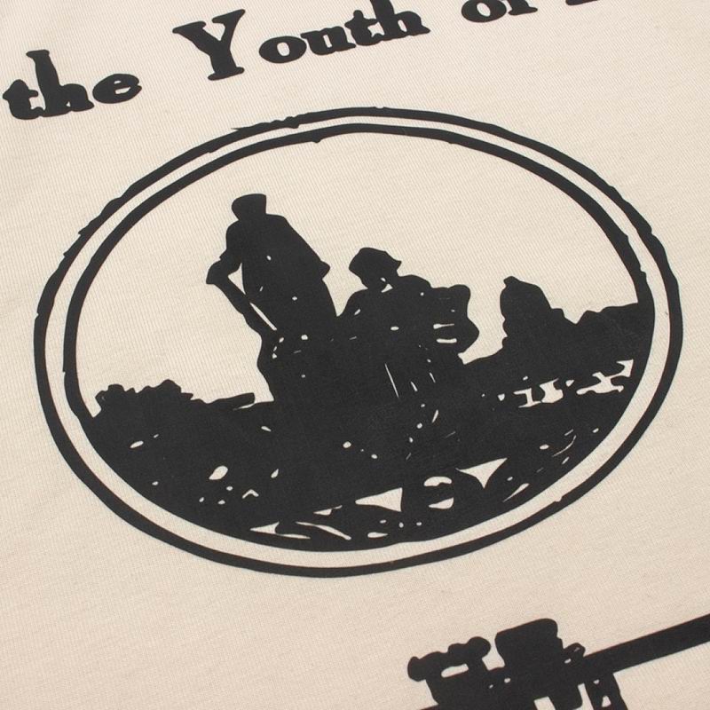 EM Sneakers Rhude T-shirt- 9603 Apricot