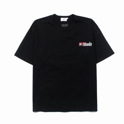 EM Sneakers Rhude T-shirt- 9606 Black 01