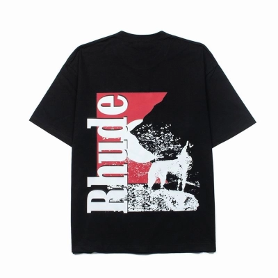 EM Sneakers Rhude T-shirt- 9606 Black 02
