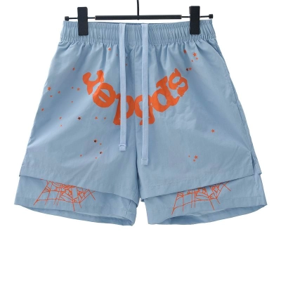 EM Sneakers Sp5der OG Web Double Layer Short Blue Orange 01