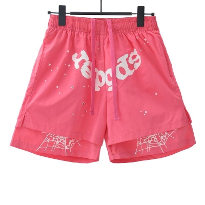 EM Sneakers Sp5der OG Web Double Layer Short Pink White 01