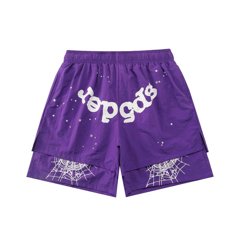 EM Sneakers Sp5der OG Web Double Layer Short Purple White