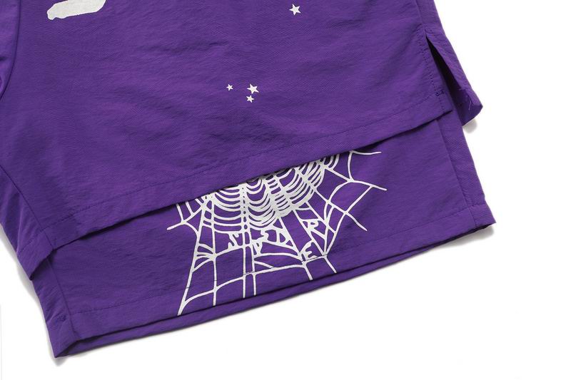 EM Sneakers Sp5der OG Web Double Layer Short Purple White