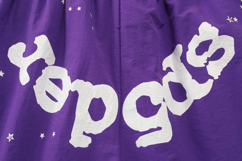 EM Sneakers Sp5der OG Web Double Layer Short Purple White